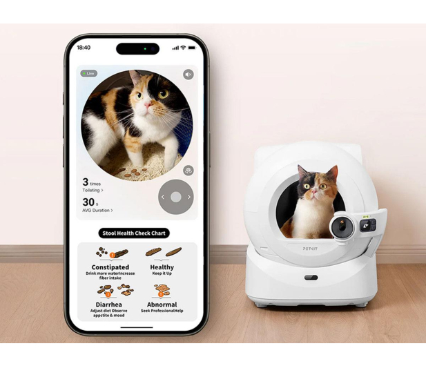 PetKit Purobot Ultra samoczyszcząca kuweta dla kota - 1328986 - zdjęcie 4